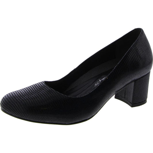 Walking Cradles Womens Jessica Padded Insole Slide On Heels 8.5 Narrow (AA,N) / Black
