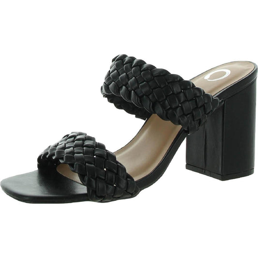 Journee Collection Womens Melissa Black Mule Sandals