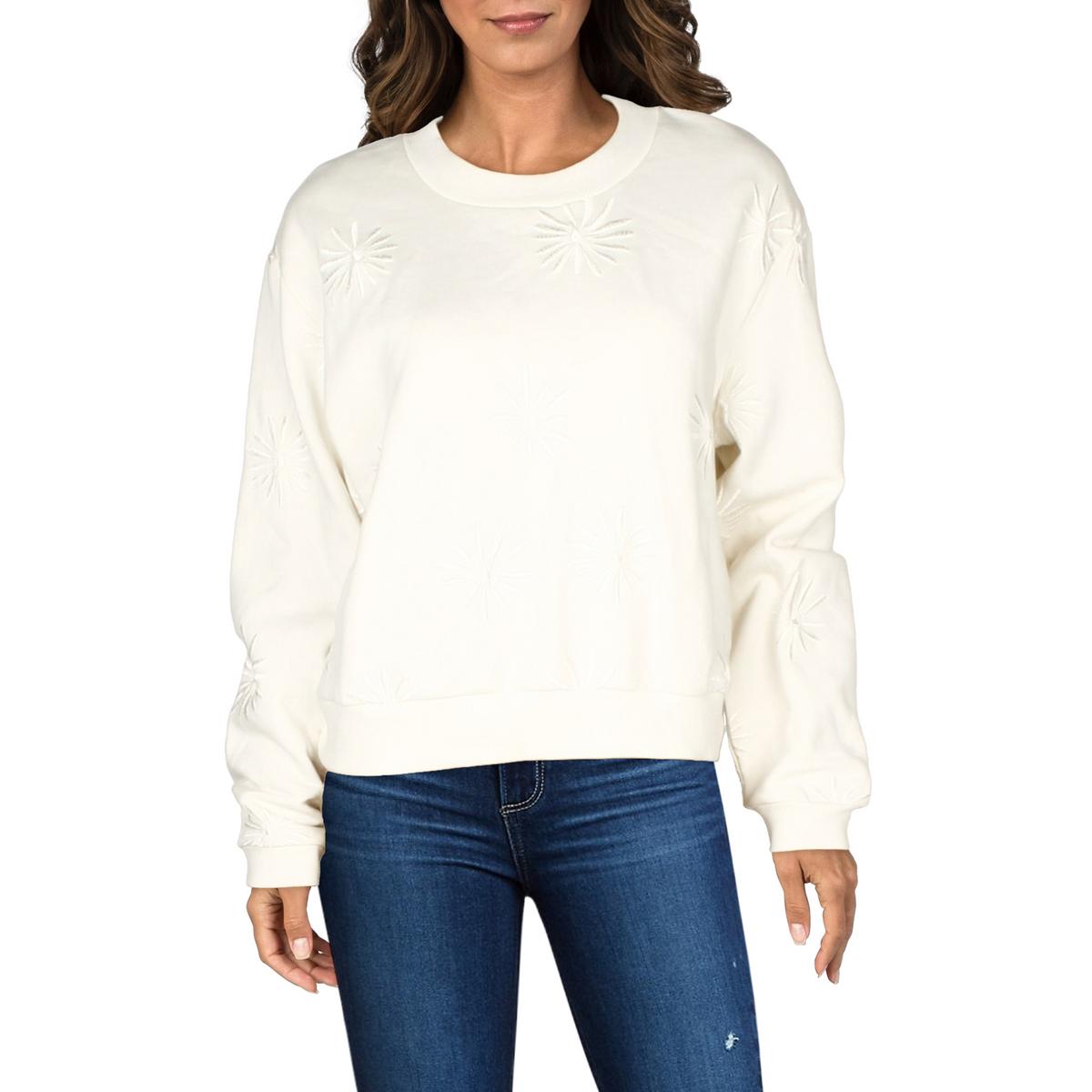 Crewneck Embroidered Pullover Sweater