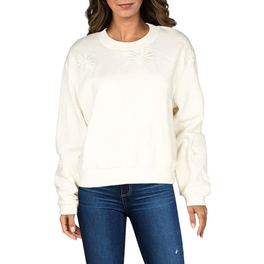 Crewneck Embroidered Pullover Sweater